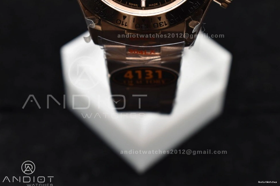 Best AllSeason Daytona RG RG QF Dial SH4130 on 1:1 V3 Bracelet 116505 Black Weight) 738 (Gain Edition 0128